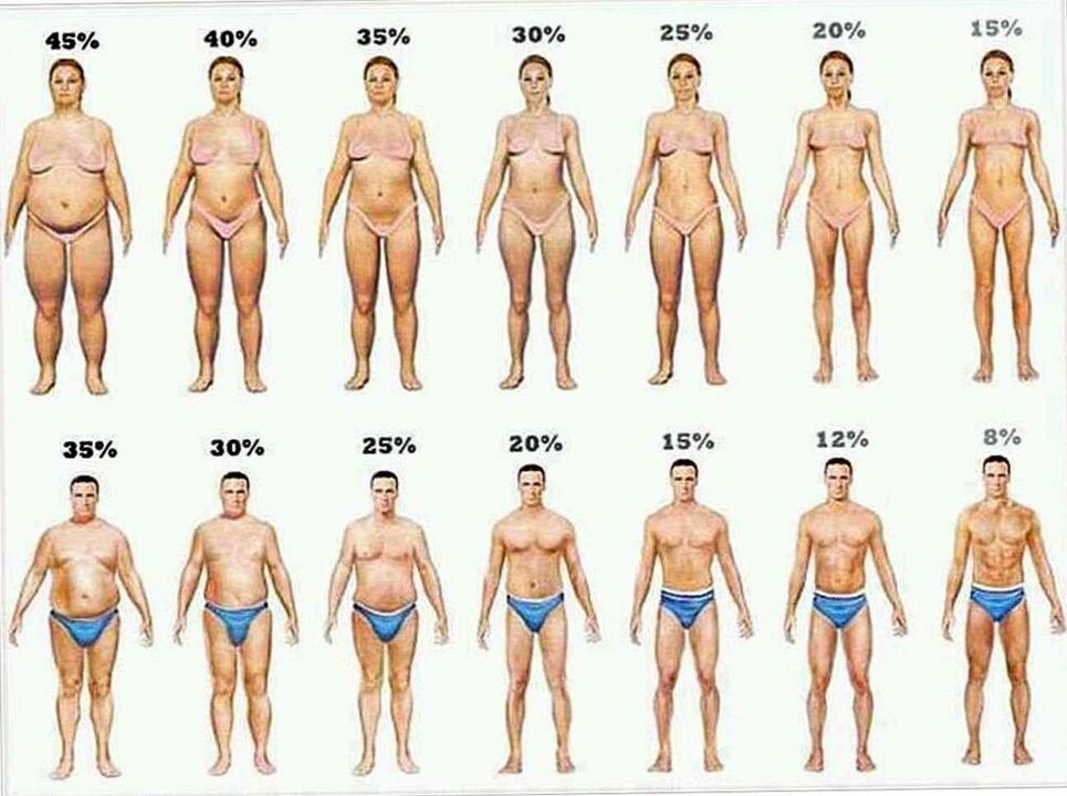 procent tkanki tłuszczowej i utrata masy ciała na diecie ketonowej