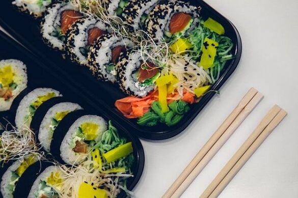sushi na japońską dietę